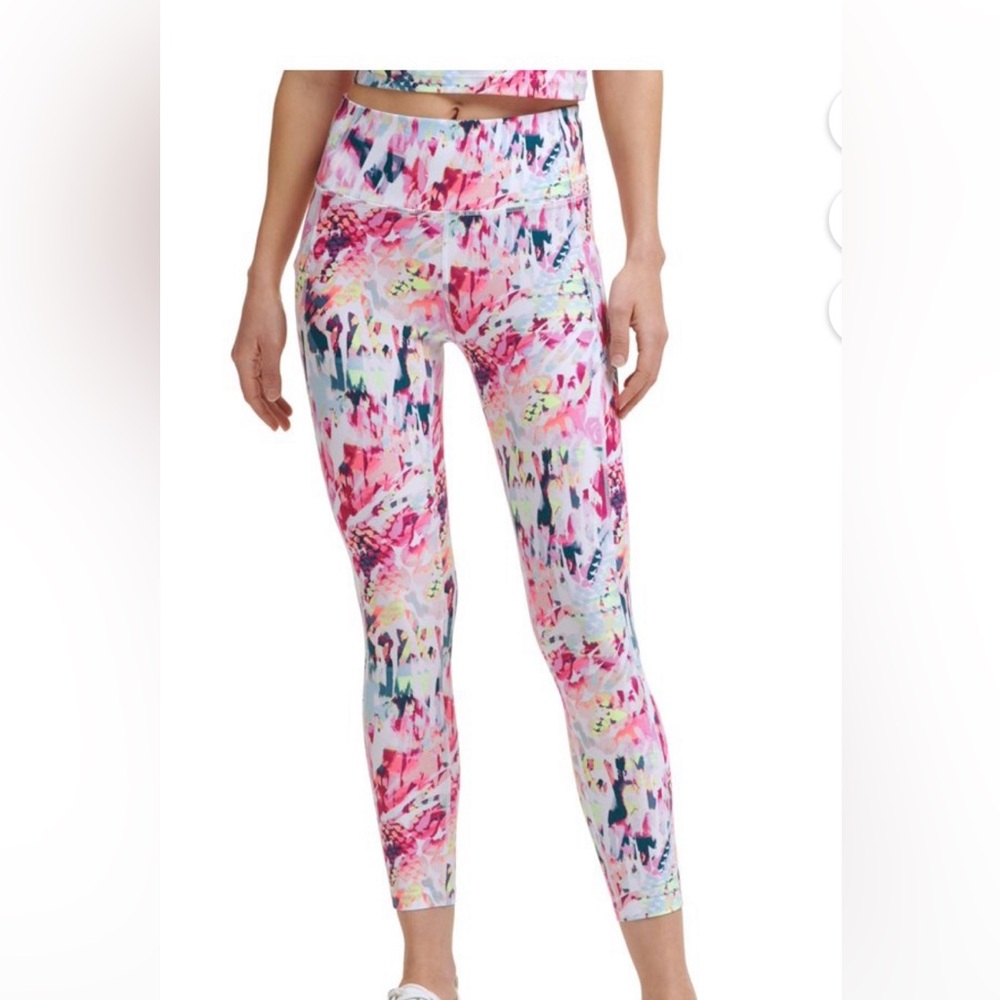 Colorful Abstract Print Leggings,New not tag